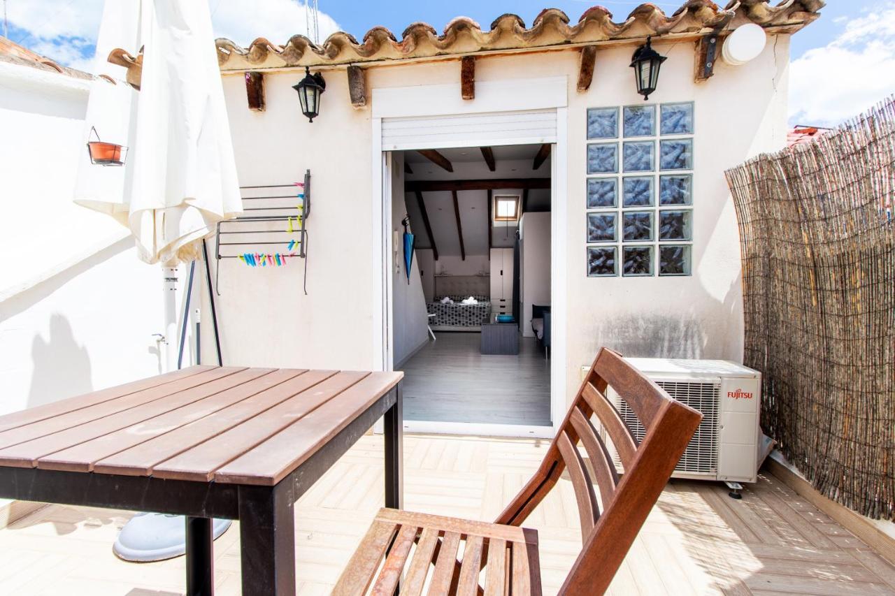 Apartamento Chic Loft con terraza privada en la playa Valencia Exterior foto
